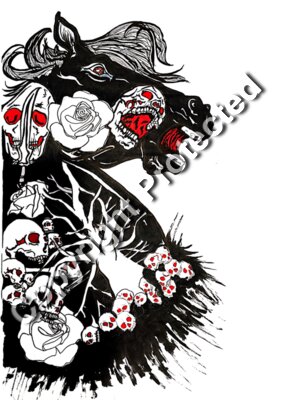 Roses and Skulls